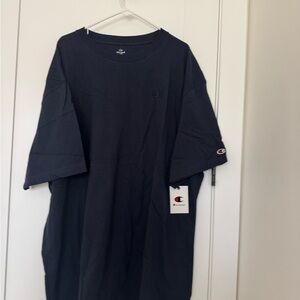 Men’s Champion 3XT Dark Blue T-shirt With Embroidered Logo NWT